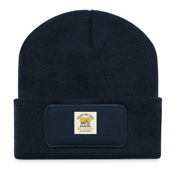 Heimat mit Herz Neuburg an der Donau - Recycelte Patch Beanie - French Navy - Vorne