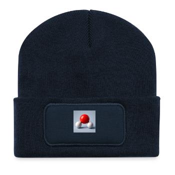 Just plain water - Recycled Patch Beanie - french navy - Front