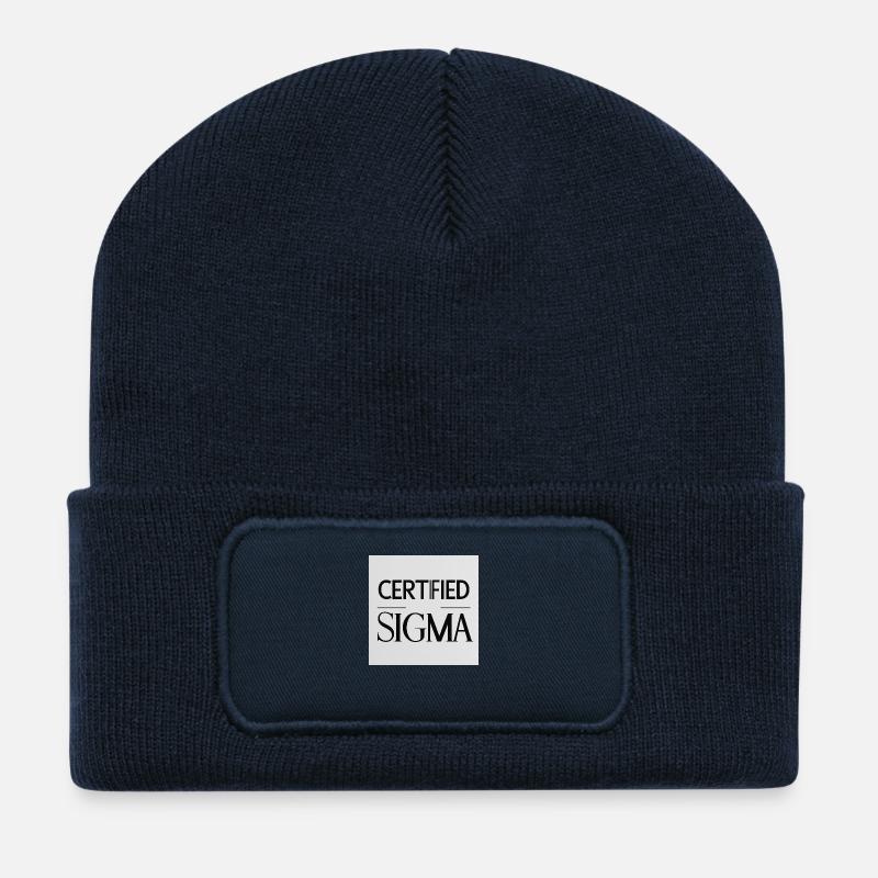 Zertifiziert Sigma - Recycelte Patch Beanie - French Navy