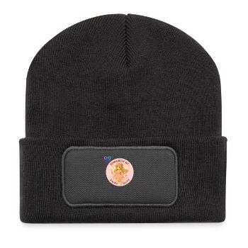 Faylina — Powered by Fairy Dust - Recycled Patch Beanie - dark grey - Front
