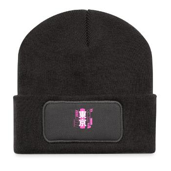 Tokyo Cyberpunk - Recycled Patch Beanie - dark grey - Front