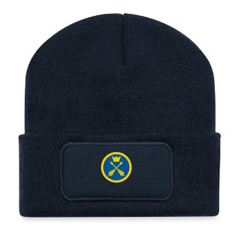 Luftwaffe von Dalarna - Recycelte Patch Beanie - French Navy - Vorne