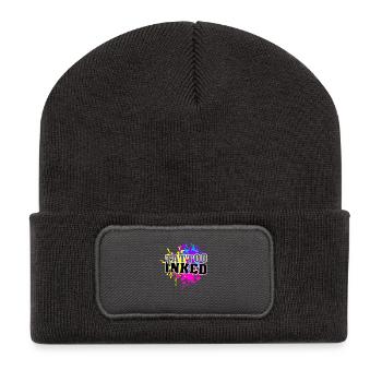 Tattoo Inked - Recycelte Patch Beanie - Dunkelgrau - Vorne