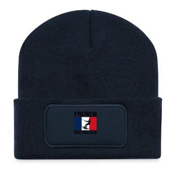 French Wake Park Crew Flag Tee - Recycelte Patch Beanie - French Navy - Vorne