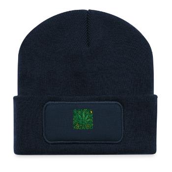 12 - Recycled Patch Beanie - french navy - Front