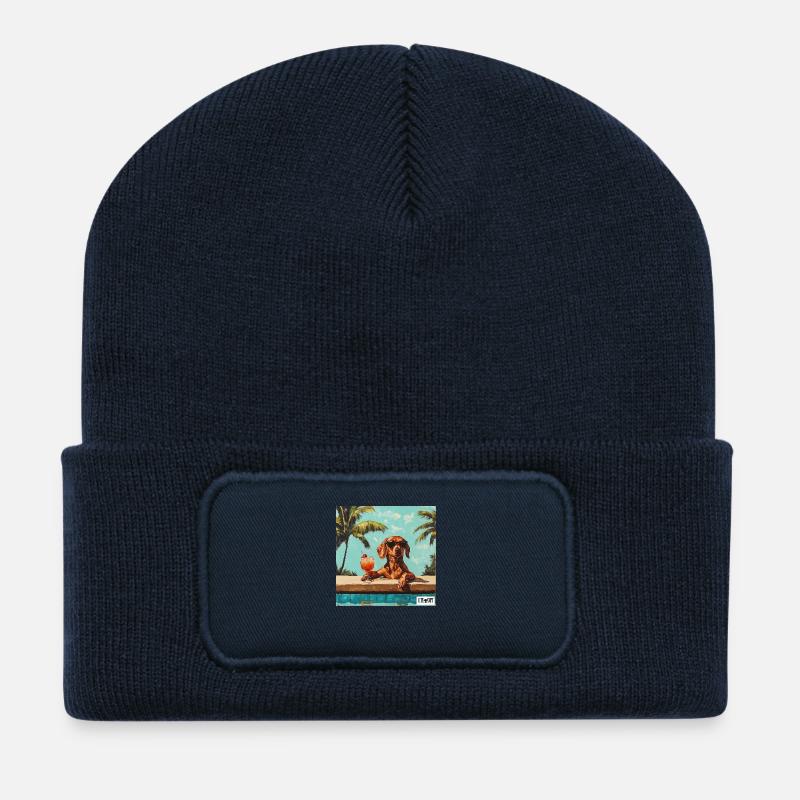 Pool Boy - Recycled Patch Beanie - french navy