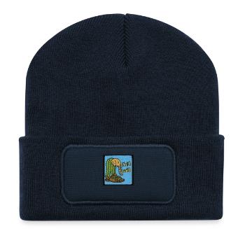 Lirili Larila Elephant - Italian Brainrot - Recycled Patch Beanie - french navy - Front