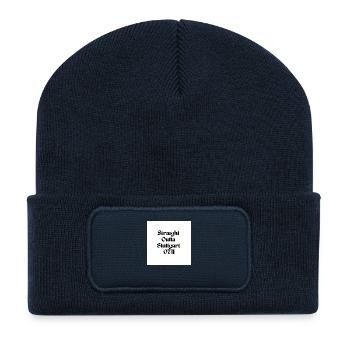 Straight outta Stuttgart - Recycelte Patch Beanie - French Navy - Vorne