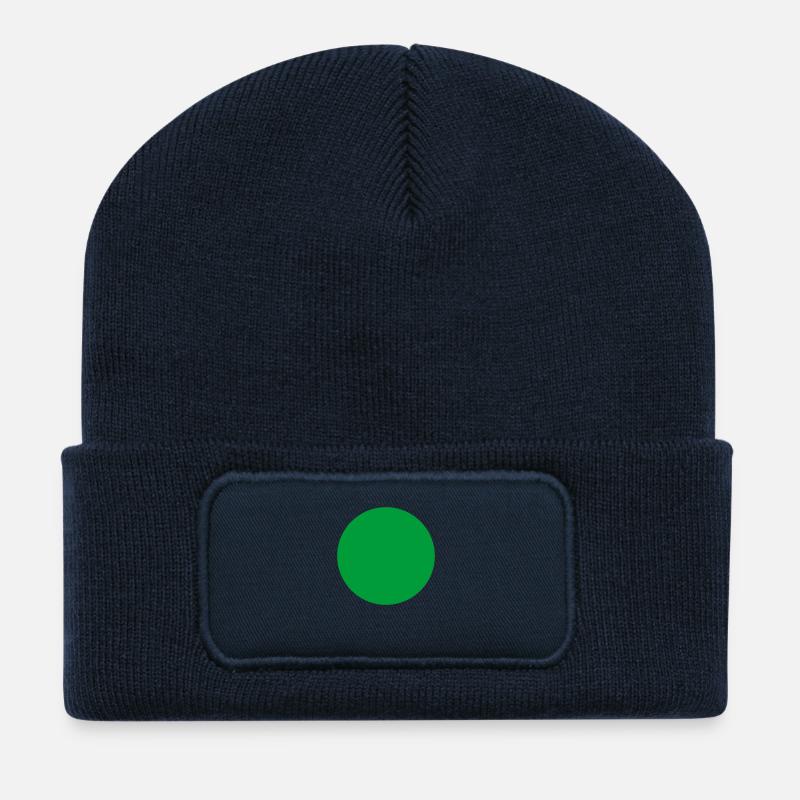 Der Grüne Punkt! - Recycelte Patch Beanie - French Navy