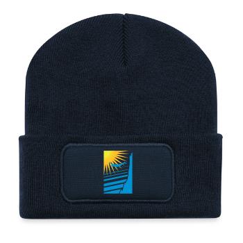 Klippenspringer - Recycelte Patch Beanie - French Navy - Vorne