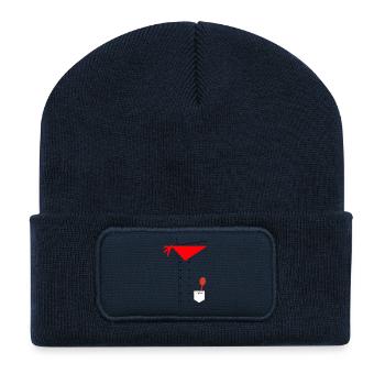 Cook - Recycled Patch Beanie - french navy - Front