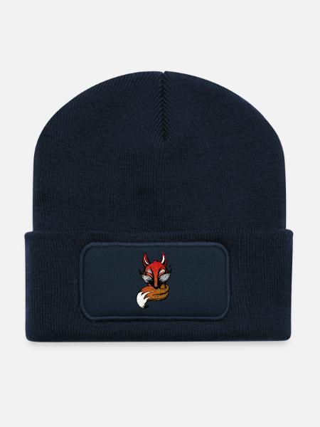 Fox - Recycled Patch Beanie - french navy