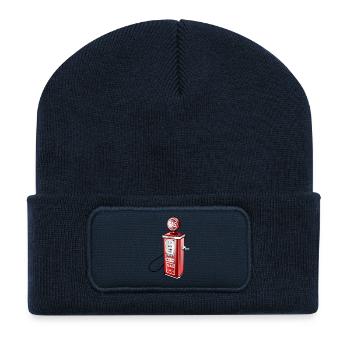 Zapfsäule - Recycelte Patch Beanie - French Navy - Vorne