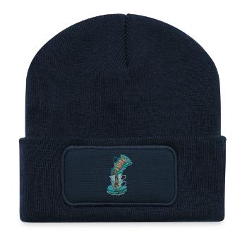 tassesgirafe - Beanie recyclé à patch - bleu marine - Devant
