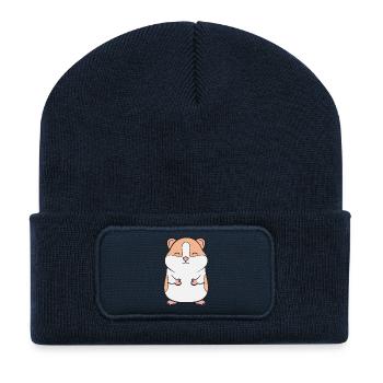Hamster - Recycelte Patch Beanie - French Navy - Vorne
