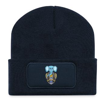 Knight elephant cool - Recycled Patch Beanie - french navy - Front