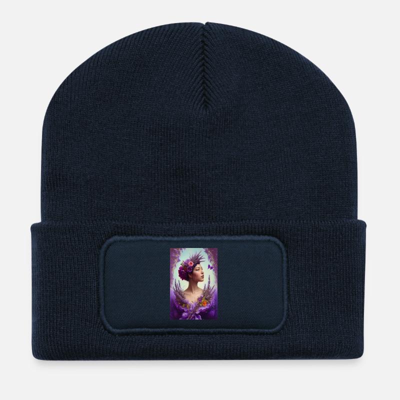 Lavandula - Recycelte Patch Beanie - French Navy