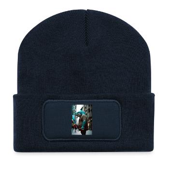 Anthropomorphic 04 - Recycled Patch Beanie - french navy - Front