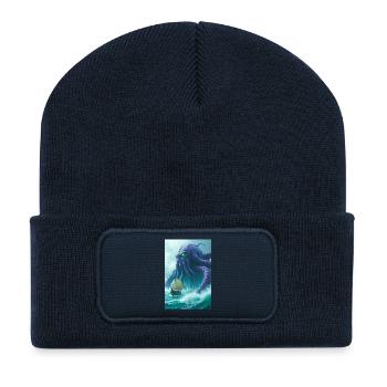 Kraken Giant sea monster from Norse mythology - Recycled Patch Beanie - french navy - Front