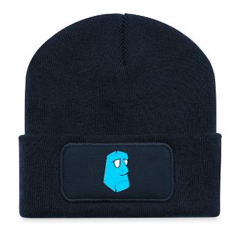 Moai Structure Blue - Recycled Patch Beanie - french navy - Front