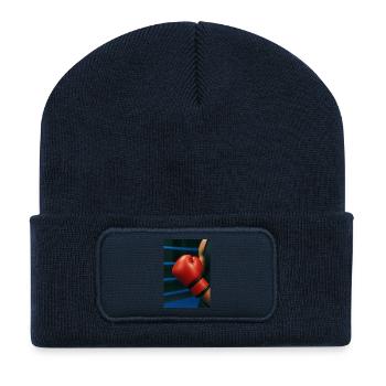 Boxen - Handschuh - Recycelte Patch Beanie - French Navy - Vorne
