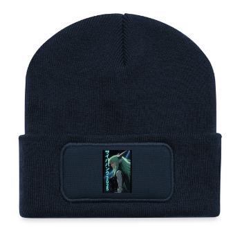 Cyberpunk 2025, Anime Manga Art - Recycled Patch Beanie - french navy - Front