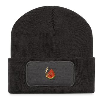 Chillone - Beanie recyclé à patch - charbon - Devant