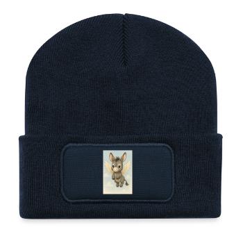 Fly - Recycled Patch Beanie - french navy - Front