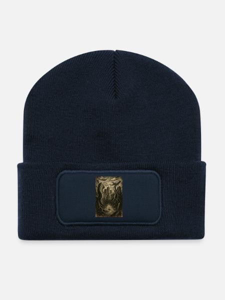 Die Natur wird sich zurückerobern - Recycelte Patch Beanie - French Navy