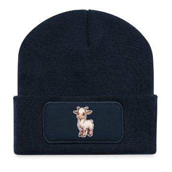 Goat - Recycled Patch Beanie - french navy - Front