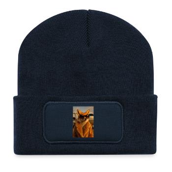 Fly me to the moon - Recycled Patch Beanie - french navy - Front