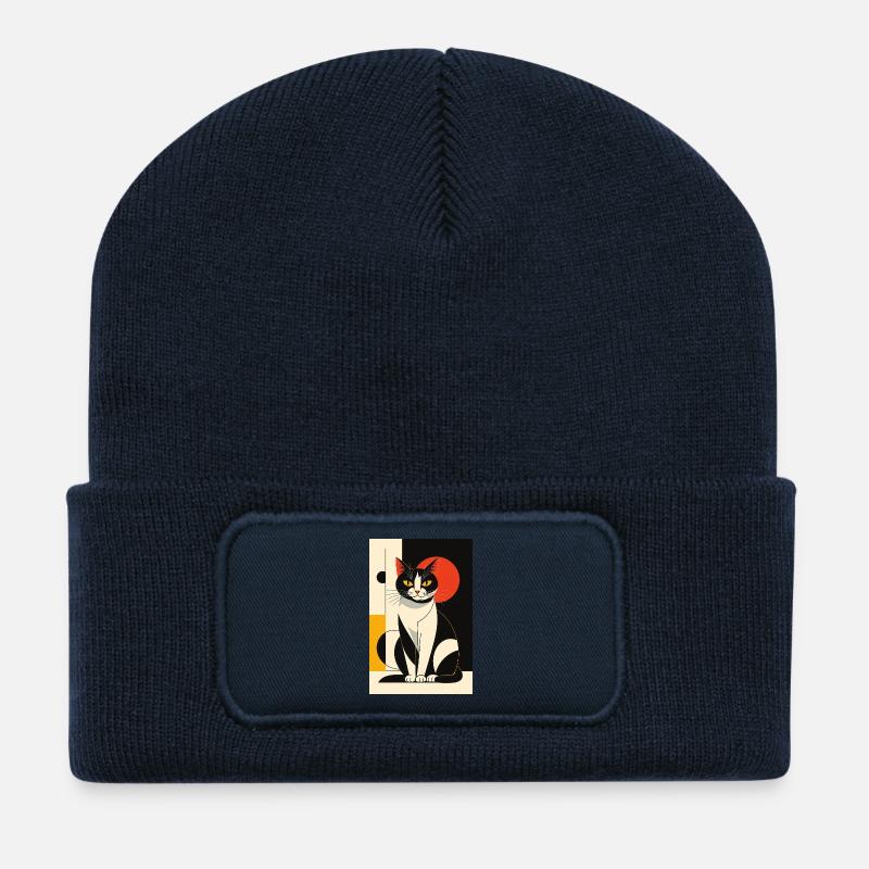 Avantgarde Katze R01 - Recycelte Patch Beanie - French Navy