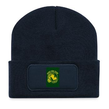 Coeur Pour Les Animaux Cheval Emblème - Beanie recyclé à patch - bleu marine - Devant