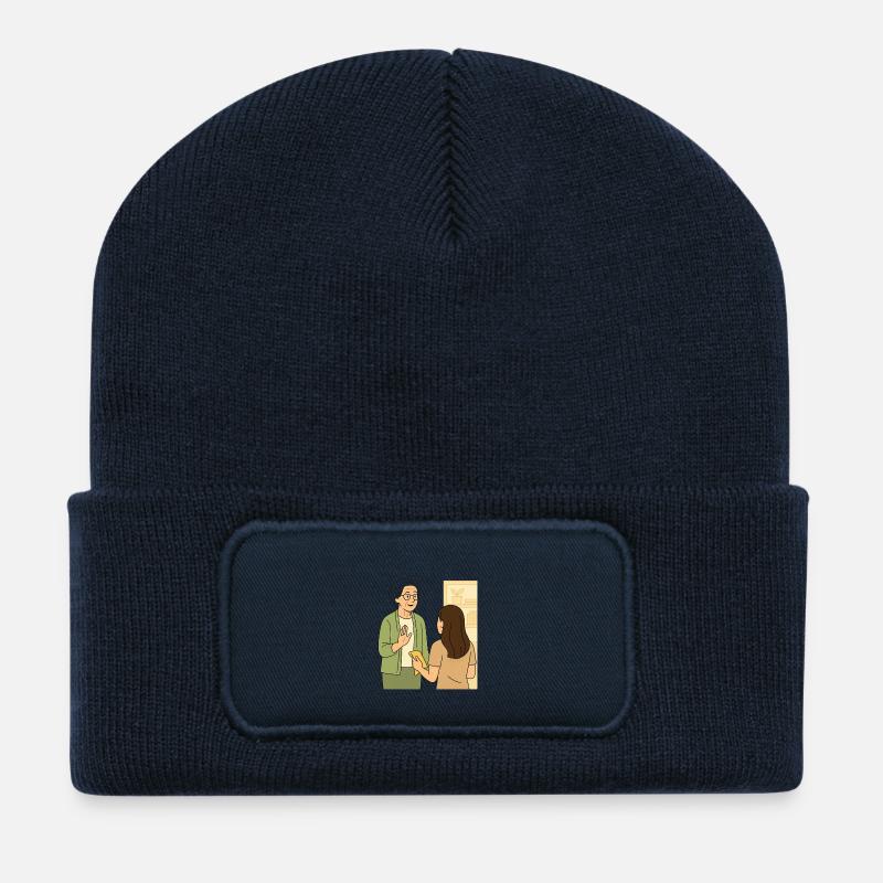 Grandma Karin - Recycled Patch Beanie - french navy