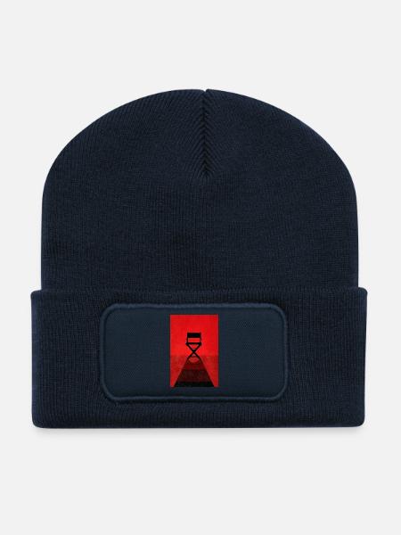 Red Spotlight Direktor Vorsitzender - Recycelte Patch Beanie - French Navy