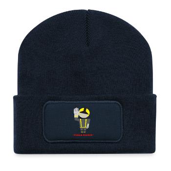 Héros pompier de la Marche de l’eau - Beanie recyclé à patch - bleu marine - Devant
