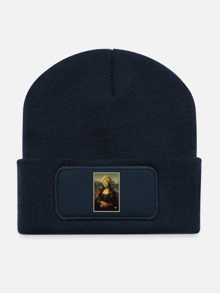 Mona Lisa Spa Day - Recycled Patch Beanie - french navy