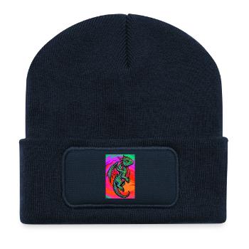 dragon - Recycled Patch Beanie - french navy - Front