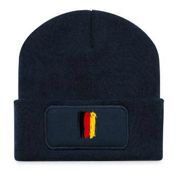 ALLEMAGNE ALLEMAGNE EUROPE FAN DE SPORT ALLEMAND - Beanie recyclé à patch - bleu marine - Devant