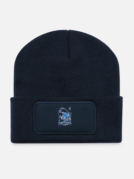 Cyber Dreams Wasserwagen - Recycelte Patch Beanie - French Navy