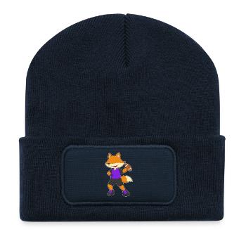 Fox American Football - Beanie recyclé à patch - bleu marine - Devant