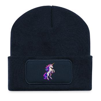 Polygon Unicorn - Recycled Patch Beanie - french navy - Front