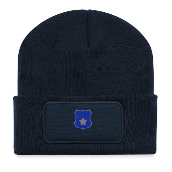 Polizei - Recycelte Patch Beanie - French Navy - Vorne