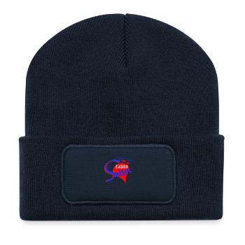 Salsa Casino Havana Cuba red blue - Dance Shirts - Recycelte Patch Beanie - French Navy - Vorne
