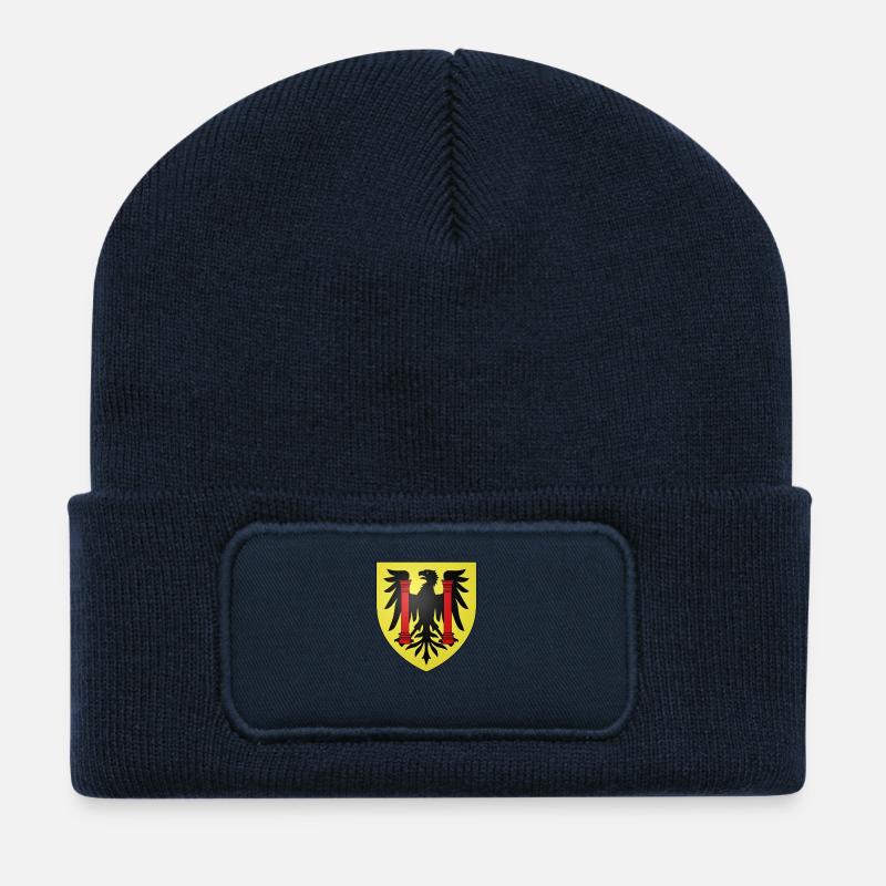 Blason Besançon - Beanie recyclé à patch - bleu marine