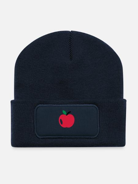 Apfel - Recycelte Patch Beanie - French Navy