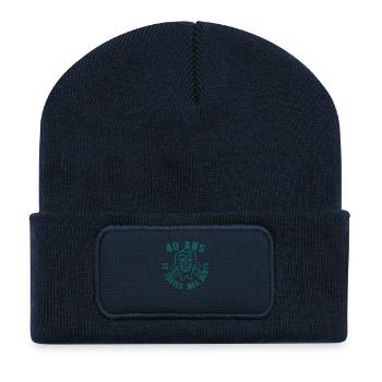 40 ans toutes mes dents anniveraire - Beanie recyclé à patch - bleu marine - Devant