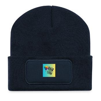THE BEST WITH A BALLOON - Recycled Patch Beanie - french navy - Front