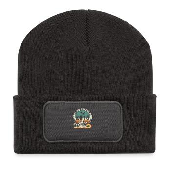 Bis zur Perfektion gealtert 2015 Retro -Edition 2025. - Recycelte Patch Beanie - Dunkelgrau - Vorne
