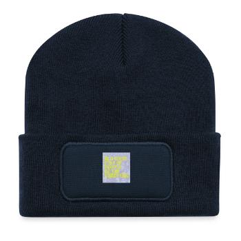 Be the funny one - Recycled Patch Beanie - french navy - Front